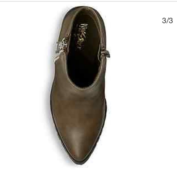 MOSSIMO JAN ZIPPER BLOCK HEELED BOOTIES Size 8 - Picture 3 of 6